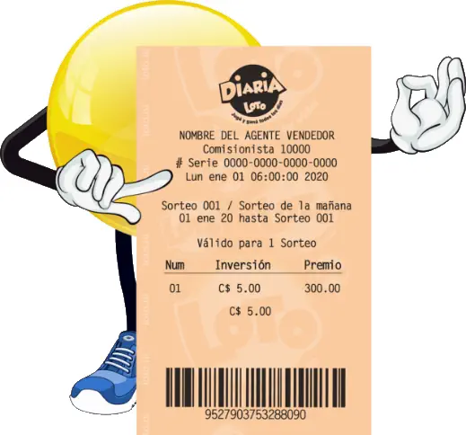 boleto de ejemplo loto diaria