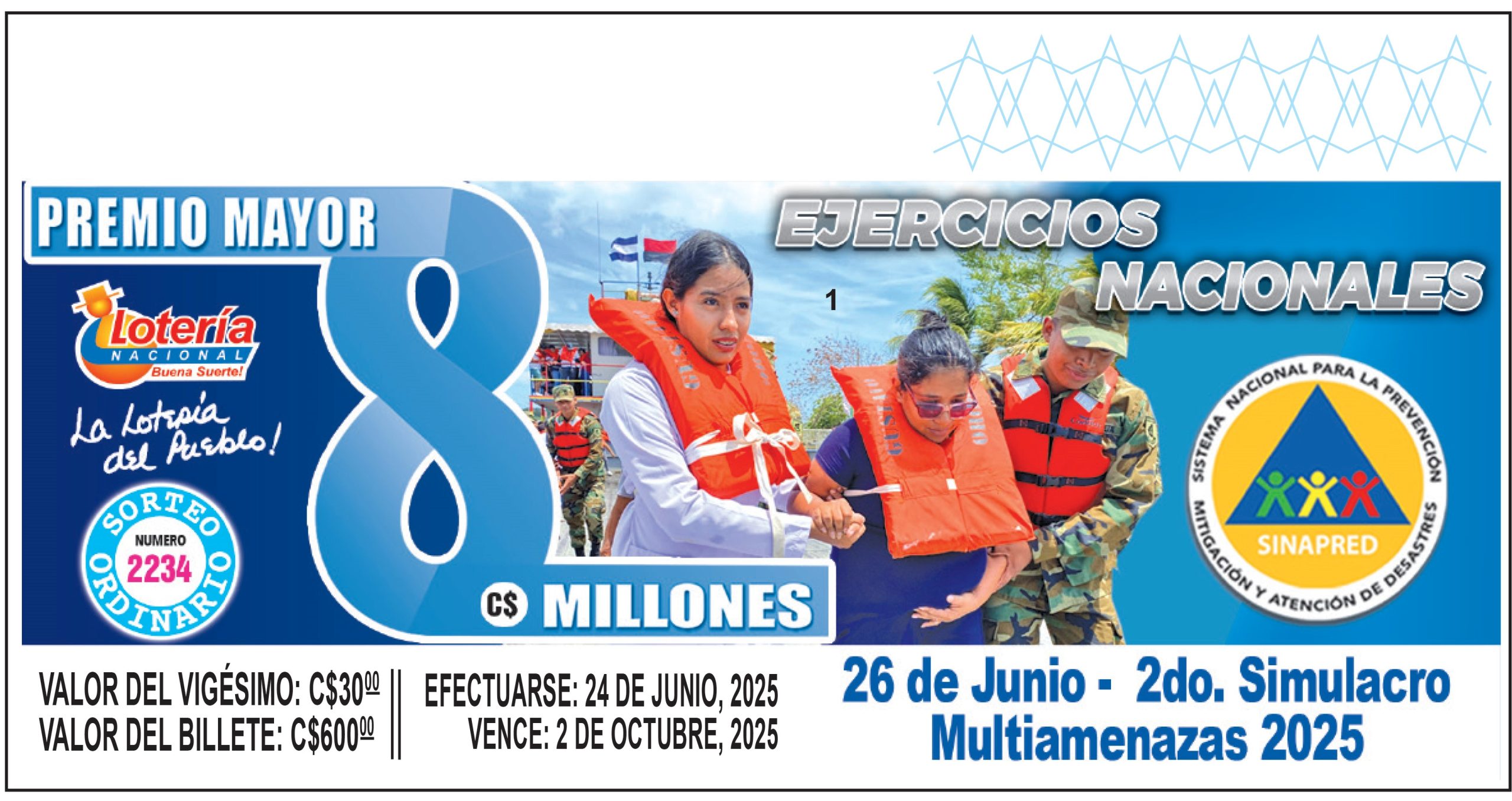 sorteo 2234