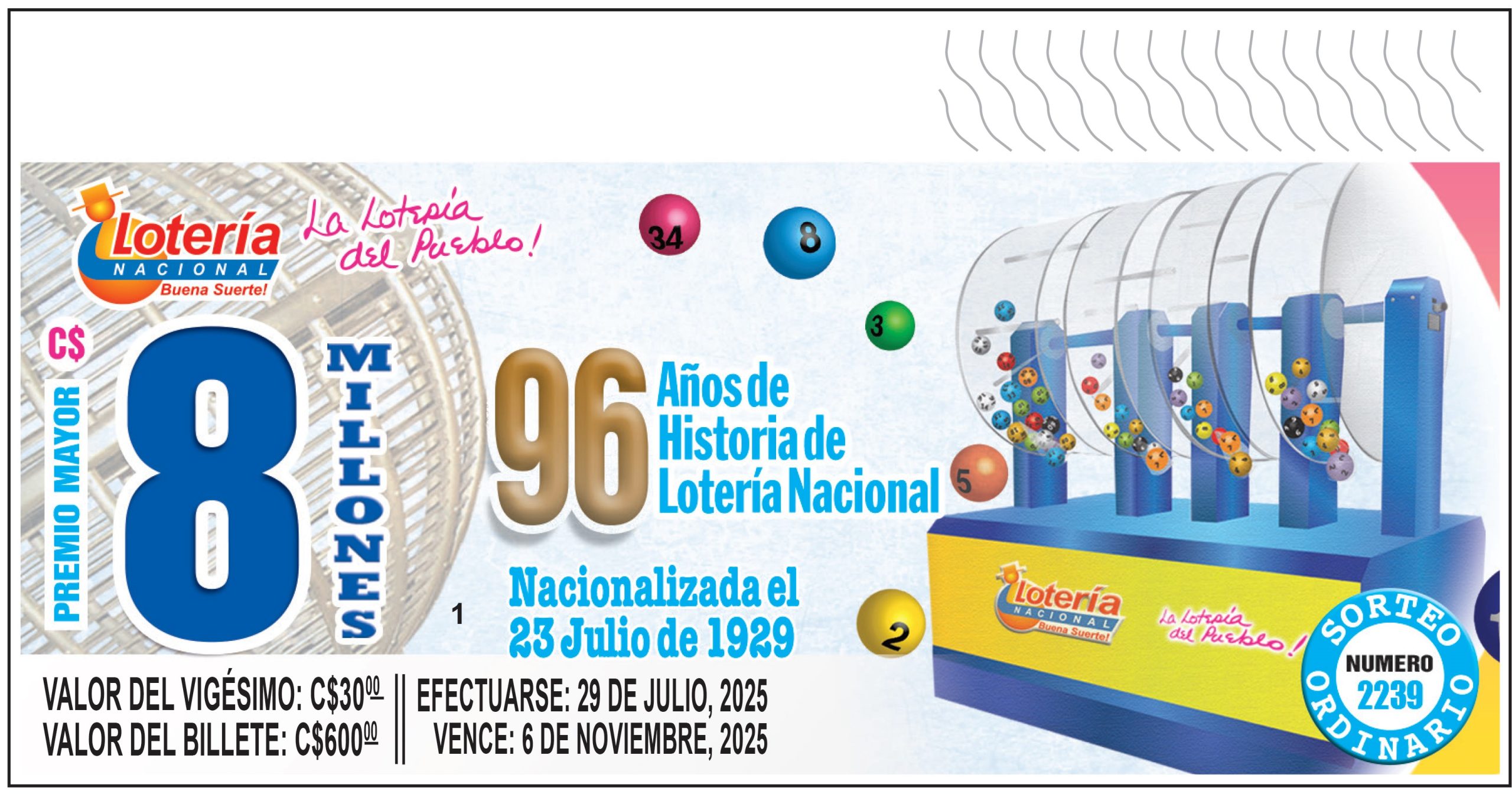 sorteo 2239