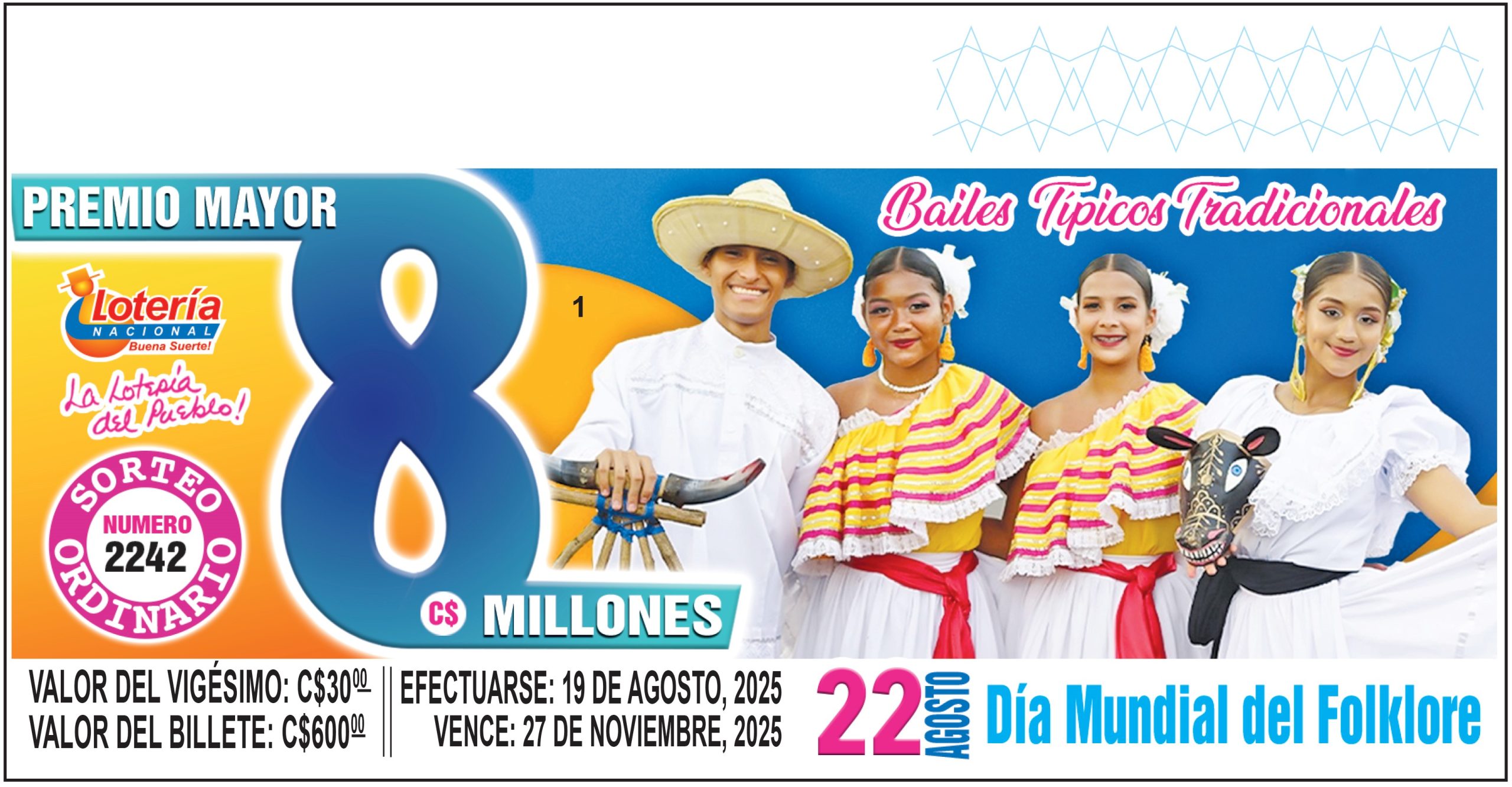 sorteo 2242