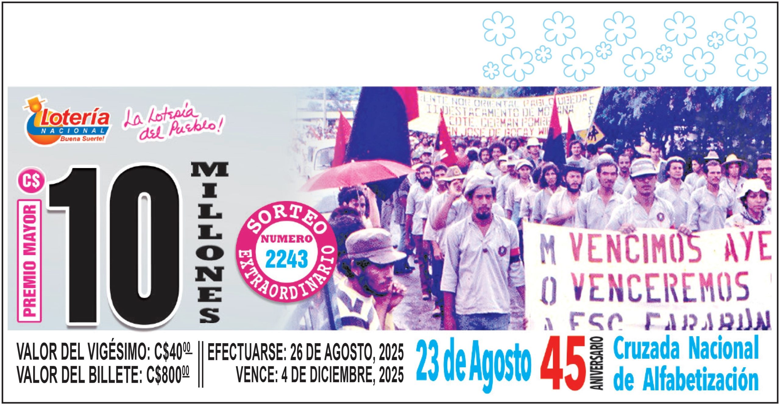 sorteo 2243