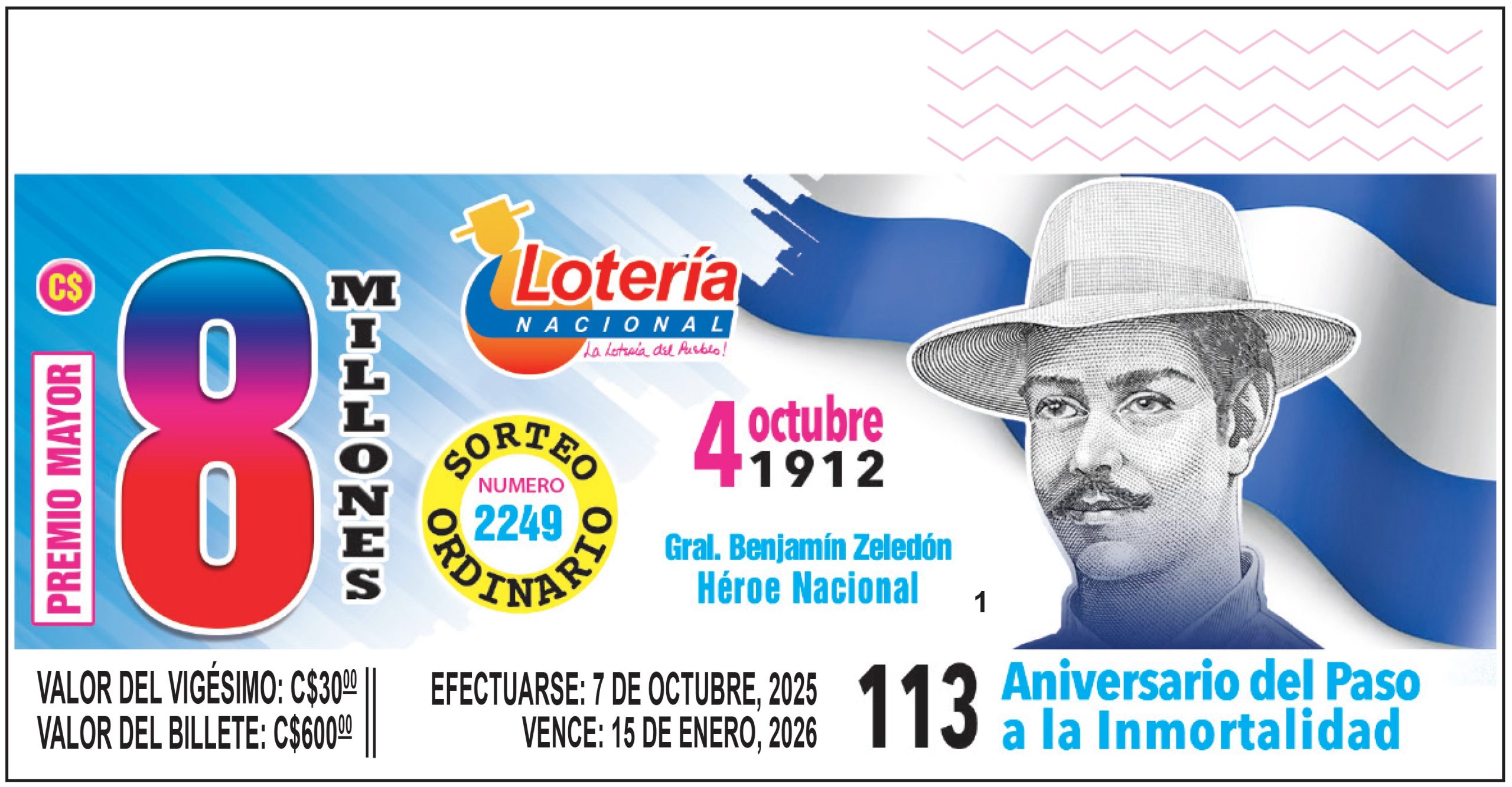 sorteo 2249