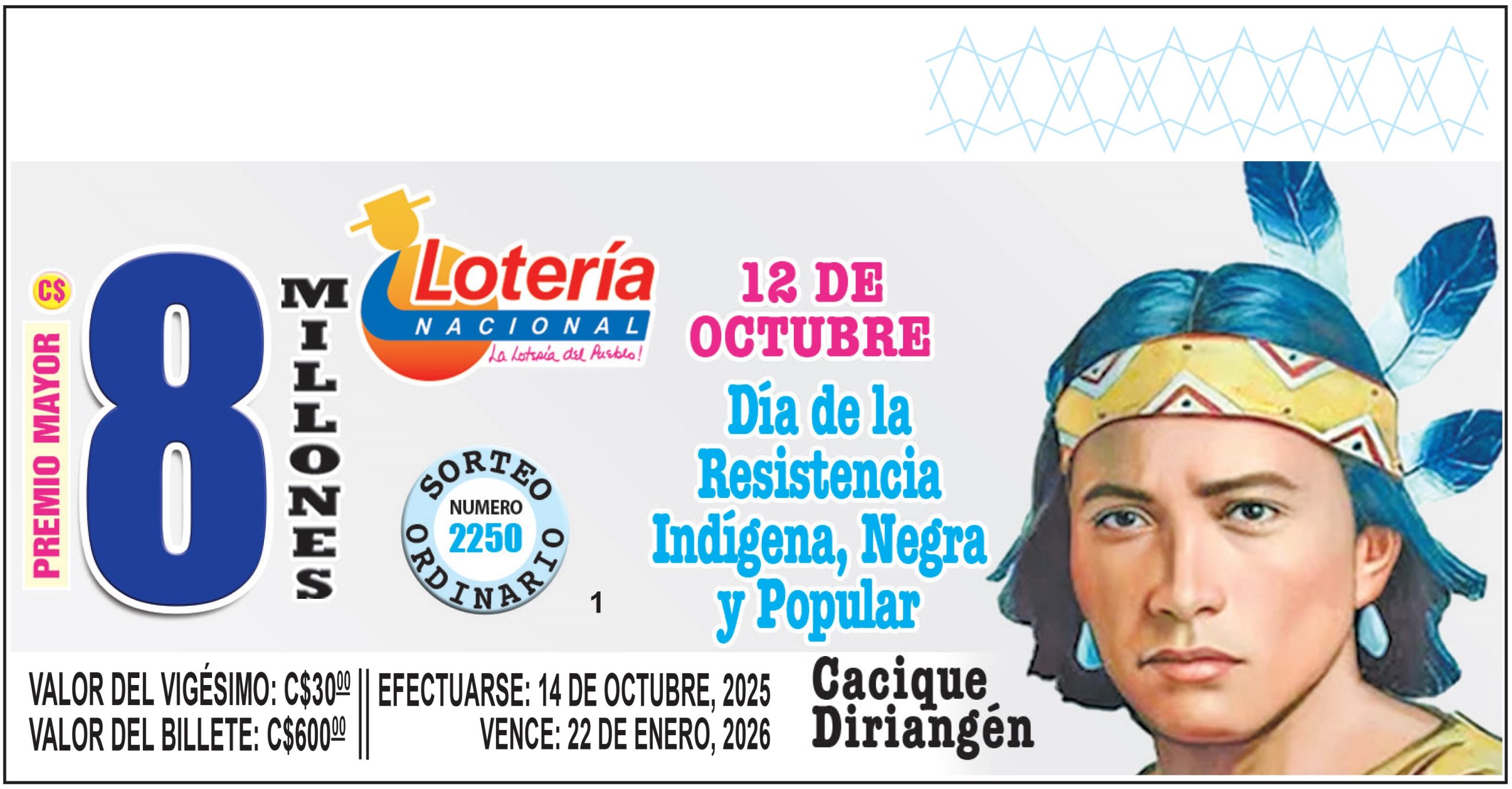 sorteo 2250