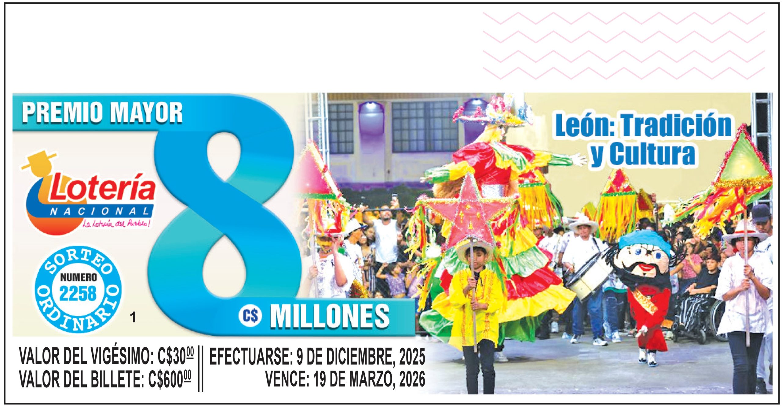 sorteo 2258