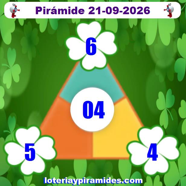 Pirámide de la lotería para mañana
